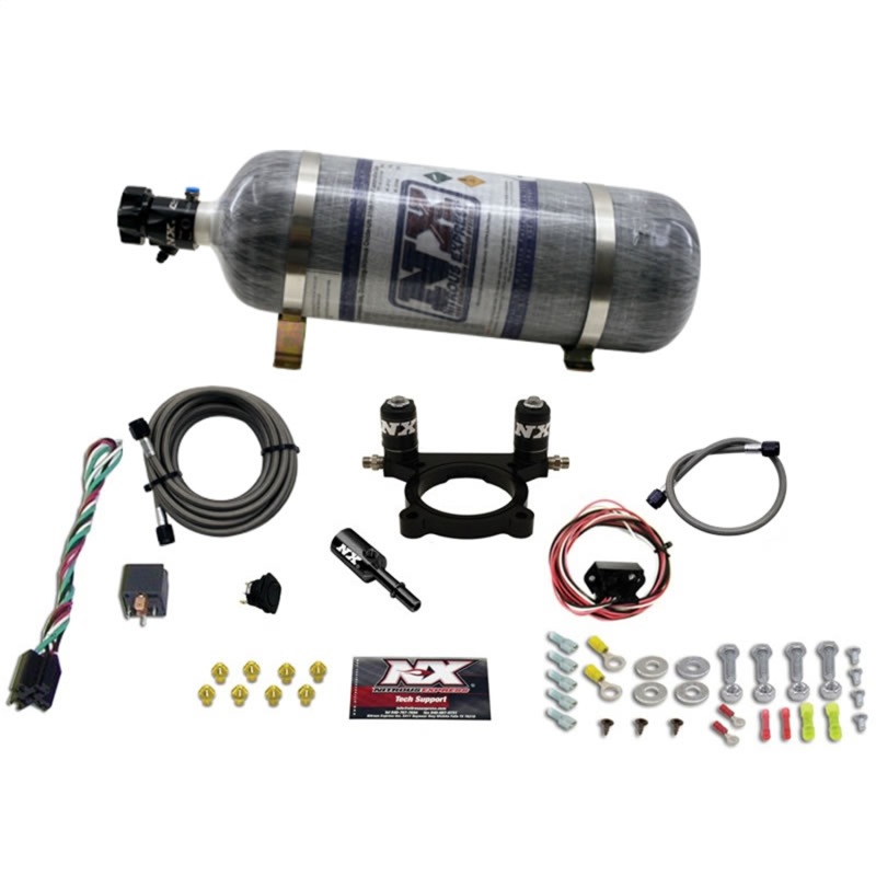 Scion FR S Nitrous Oxide Injection System Kit - Nitrous Express - Plate System (35-100HP) with Composite Bottle - `13-`27